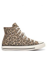 Converse Trampki Chuck Taylor All Star Leopard Jacquard A19181C Beżowy. Brązowe trampki i tenisówki damskie Converse, bez wzorów, z materiału. Za 419.99 zł.