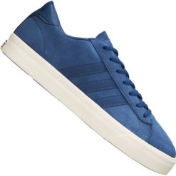 Niebieskie Buty adidas Cloudfoam Super Daily M AW3904. Niebieskie buty sportowe na co dzień męskie Adidas, na wiosnę, z materiału, bez zapięcia, Adidas Cloudfoam. W wyprzedaży za 289.00 zł.