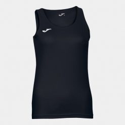 Koszulka fitness damska Joma Diana bez rękawów. Brązowe bluzki sportowe damskie Joma, l, bez wzorów, z meshu, bez ramiączek. Za 118.50 zł.