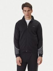 BOSS Bluza 50554793 Czarny Regular Fit. Czarne bluzy bez kaptura męskie Boss, m, z bawełny. Za 549.99 zł.