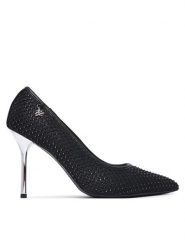 KARL LAGERFELD Szpilki Sarabande KL30977 Czarny. Czarne szpilki Karl Lagerfeld, bez wzorów, z materiału, bez obcasa. Za 879.99 zł.