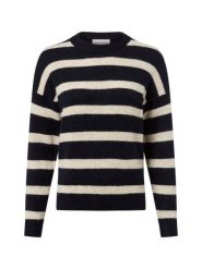 Msch Copenhagen sweter z dzianiny z zawartością alpaki - MSCHFestina Hope Kobiety niebieski, L/XL. Niebieskie swetry klasyczne damskie MSCH Copenhagen, l, z dzianiny, bez kołnierzyka. Za 279.95 zł.