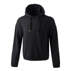 Bluza damska z kapturem Athlecia Namier. Czarne bluzy sportowe damskie Endurance, bez wzorów, bez ramiączek, z kapturem. Za 241.00 zł.