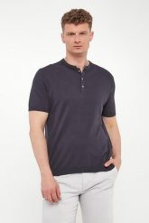 T-shirt męski z lnem LIU JO. T-shirty męskie Liu Jo, m, bez wzorów, bez kołnierzyka. W wyprzedaży za 415.20 zł.