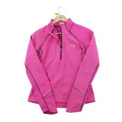Second life - The North Face bluza damska do biegania różowa - Stan dobry. Czerwone bluzy bez kaptura damskie The North Face, l, z jeansu. Za 97.94 zł.