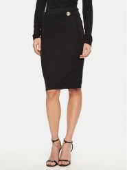 Guess Spódnica ołówkowa 171103 Czarny Classic Fit. Czarne spódniczki damskie Guess, s, z aplikacjami, ołówkowe. Za 159.99 zł.