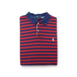 Polo Ralph Lauren koszulka męska z krótkim rękawem. Czerwone koszulki polo męskie Ralph Lauren, na lato, m, bez ramiączek, na golfa. Za 127.76 zł.