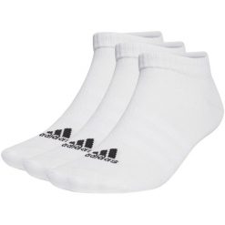 Skarpety adidas Thin and Light Sportswear Low-Cut 3 Pairs. Białe skarpetki damskie Adidas, bez wzorów. Za 45.00 zł.
