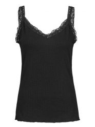 Fresh Made Top w kolorze czarnym rozmiar: XS. Czarne topy damskie Fresh Made, xs, bez wzorów, z koronki, bez kołnierzyka. Za 26.31 zł.
