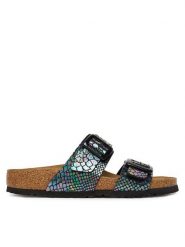 Birkenstock Klapki Sydney Cushion Buckle 1030932 Kolorowy. Klapki damskie Birkenstock, bez wzorów, ze skóry, bez obcasa. Za 459.99 zł.