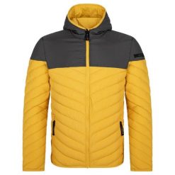 Zimowa Kurtka Jenda dla Mężczyzn - Lekka i Oddychająca. Żółte kurtki męskie ZSPORT, na zimę, m, bez wzorów, sportowe, bez kaptura. Za 302.99 zł.