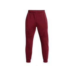 Jogging Under Armour Unstoppable Fleece. Czarne spodnie dresowe męskie Under Armour, bez wzorów, z dresówki. W wyprzedaży za 387.65 zł.