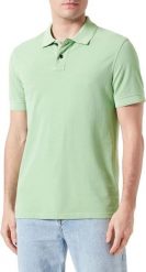 Koszulka Polo męska BOSS Prime Open Green regular fit zielona (50507813-372). Zielone koszulki polo męskie Boss, m, bez wzorów, bez ramiączek. Za 209.00 zł.