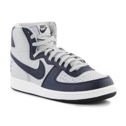 Buty do chodzenia męskie Nike Terminator High. Szare buty sportowe na co dzień męskie Nike, z gumy, bez zapięcia, trekkingowe. Za 686.00 zł.