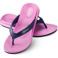 Klapki basenowe damskie Aqua Speed Solea. Czerwone klapki damskie Aqua-Speed, bez wzorów, bez obcasa. Za 61.90 zł.