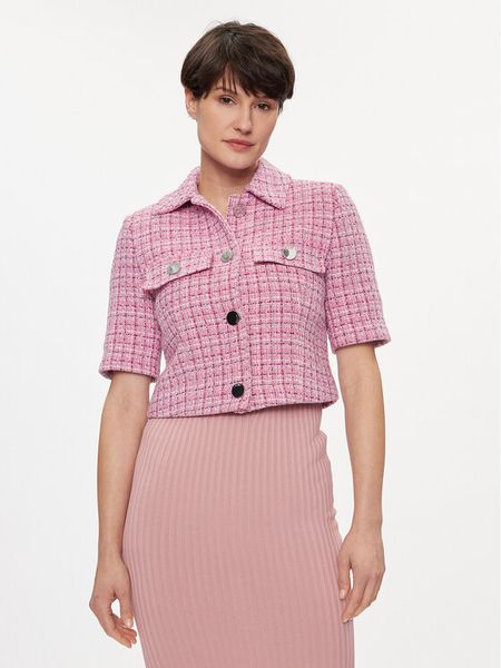 Liu Jo Marynarka MA4184 T4440 Różowy Regular Fit. Czerwone marynarki i żakiety damskie Liu Jo, bez wzorów, z bawełny. Za 789.99 zł.