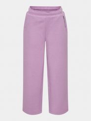 Kids ONLY Spodnie dresowe Ginny 15313528 Fioletowy Wide Leg. Fioletowe spodnie dziewczęce Kids Only, z dresówki. Za 129.99 zł.