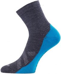 Skarpety merino FWT. Szare skarpetki męskie LASTING, bez wzorów, z elastanu. Za 98.75 zł.