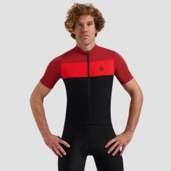 Koszulka rowerowa męska Rogelli Core Block. Czarne t-shirty sportowe męskie Rogelli, m, bez ramiączek, rowerowe. Za 210.00 zł.