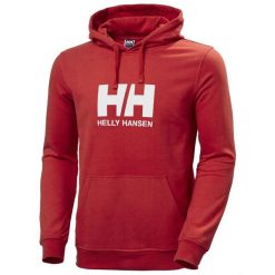 Bluza sportowa męska Helly Hansen Logo Hoodie M. Czerwone bluzy sportowe męskie Helly Hansen, bez wzorów, sportowe, bez kołnierzyka, bez ramiączek. Za 365.30 zł.