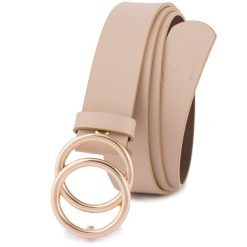Pasek skórzany BELTIMORE ecru B07 r.80-95 cm. Paski damskie bez wzorów. Za 43.99 zł.