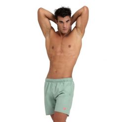 Szorty męskie spodenki kąpielowe sportowe na basen plażę Arena Boxer. Czerwone kąpielówki męskie Arena, m, bez wzorów, do pływania. Za 101.98 zł.