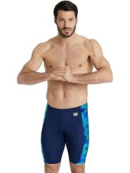 Arena Kąpielówki "Pool" w kolorze granatowym rozmiar: 5. Niebieskie kąpielówki męskie Arena, bez wzorów. Za 84.21 zł.