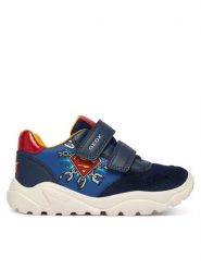 Geox Sneakersy B Ciufciuf Boy B655RB 0BC22 C4245 S Granatowy. Niebieskie buty sportowe chłopięce Geox, ze skóry, bez zapięcia. Za 249.99 zł.