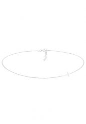 Elli Choker damski krzyżyk Basic Trend Bloger ze srebra próby 925 Sterling Silver Naszyjniki 1 ct Damski. Szare naszyjniki damskie Elli, na co dzień, srebrne. Za 211.64 zł.