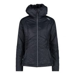 Kurtka puchowa damska z odpinanym kapturem CMP. Brązowe kurtki damskie CMP, bez wzorów, z puchu, z kapturem. Za 506.50 zł.