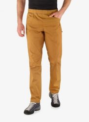 Spodnie wspinaczkowe męskie Edelrid Dojo Pants. Brązowe spodnie materiałowe męskie EDELRID, bez wzorów, z bawełny, sportowe. Za 280.49 zł.
