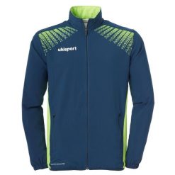 Kurtka prezentacyjna Uhlsport Goal. Niebieskie kurtki męskie UHLSPORT, xl, bez wzorów, z materiału, bez kaptura. Za 208.80 zł.
