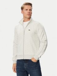 Lacoste Bluza SH1368 Kremowy Regular Fit. Białe bluzy bez kaptura męskie Lacoste, m, z syntetyku. Za 859.99 zł.