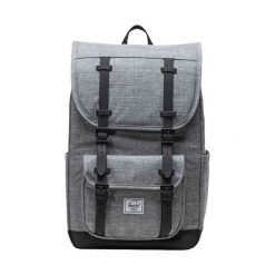 Plecak Herschel Little America Mid 11391-00919 NS. Szare plecaki damskie Herschel, bez wzorów, z materiału, biznesowe. Za 429.94 zł.
