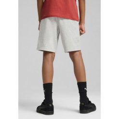 Młodzieżowe długie szorty Mid 90s PUMA Light Gray Heather. Czarna szorty damskie Puma, bez wzorów, prążkowane, młodzieżowe. W wyprzedaży za 99.00 zł.