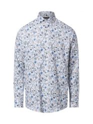 Finshley & Harding koszula non-iron Mężczyźni Modern Fit Bawełna biały|niebieski|wielokolorowy, 43. Białe koszule męskie Finshley & Harding, m, bez wzorów, z bawełny, bez kołnierzyka, bez ramiączek. Za 199.95 zł.