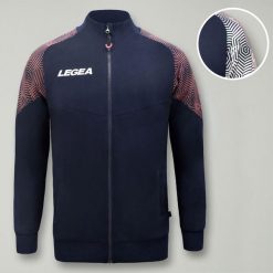 Kobieta Biegowa Kurtka Lekka Oddychająca Niebieska-Pomarańczowa Neon. Niebieskie kurtki damskie Legea, xs, bez wzorów, z materiału, bez kaptura. Za 136.00 zł.