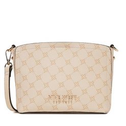 Torebka Nine West. Brązowe listonoszki damskie Nine West, bez wzorów, bez dodatków. Za 199.99 zł.