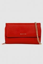 VALENTINO Czerwony portfel na łańcuszku Kalua Pochette. Czerwone portfele damskie Valentino by Mario Valentino, bez wzorów. W wyprzedaży za 299.99 zł.