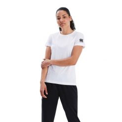 Koszulka damska Canterbury Club Uni. Białe bluzki damskie CANTERBURY, bez wzorów, bez kołnierzyka. Za 218.00 zł.