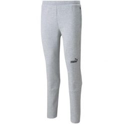 Spodnie treningowe męskie Puma teamFINAL Casuals Pants. Czarne spodnie materiałowe męskie Puma, bez wzorów, z bawełny, sportowe. Za 184.00 zł.