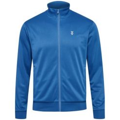 Bluza Hummel Pulse. Niebieskie spodnie dresowe damskie HUMMEL, l, bez wzorów, z dresówki. Za 291.00 zł.