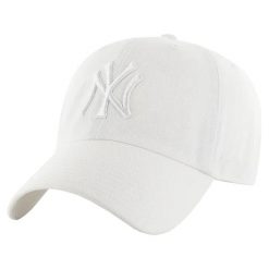 Czapka z daszkiem męska 47 New York Yankees MLB Clean Up Cap. Czarne czapki męskie 47 Brand, bez wzorów, z bawełny, sportowe. Za 109.99 zł.