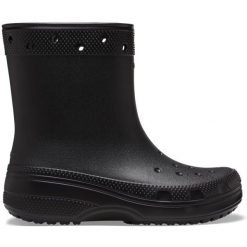 Crocs Classic Boot. Czarne kalosze damskie Crocs, bez wzorów. Za 269.96 zł.