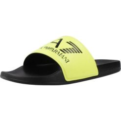 Sandały EMPORIO ARMANI SCARPE BEACHWEAR Żółty. Żółte sandały męskie EA7, z syntetyku, bez zapięcia. Za 171.99 zł.