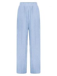 Sublevel Spodnie w kolorze błękitnym rozmiar: XL. Niebieskie spodnie materiałowe damskie Sublevel, bez wzorów, z materiału. Za 60.99 zł.