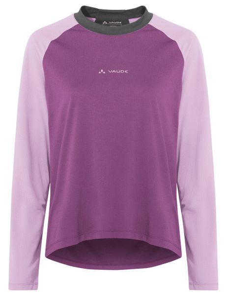 Koszulka damska Loamer LS Shirt. Czerwone topy sportowe damskie Vaude, bez wzorów, z materiału, bez ramiączek. Za 259.00 zł.