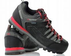 Buty trekkingowe męskie Karrimor Spike Low 3 K950. Czarne buty trekkingowe męskie Karrimor, z materiału, bez zapięcia, trekkingowe. Za 411.60 zł.