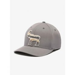 Czapka z daszkiem Columbia Lost Lager 110 - city grey/scenic moose. Szare czapki męskie Columbia, bez wzorów, sportowe. Za 100.99 zł.