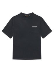 Napapijri T-Shirt S-Ahr NP0A88ZO D Czarny Regular Fit. Czarne t-shirty chłopięce Napapijri, bez wzorów, z bawełny, bez ramiączek. Za 89.99 zł.